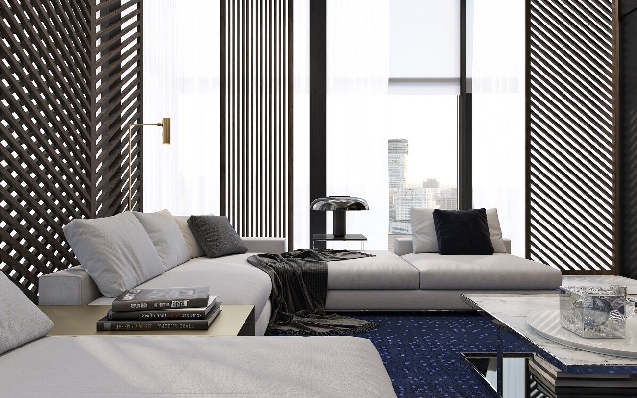 Office interior in Chicago Central House 260м2 | 33BY Architecture ...