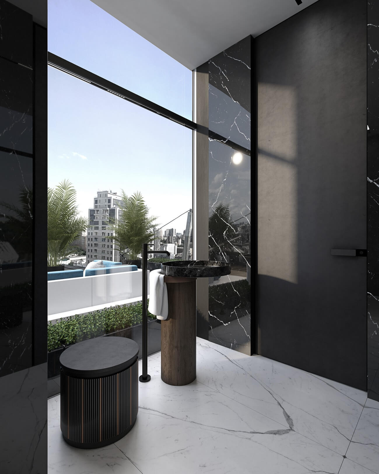 Office interior in Chicago Central House 260м2 | 33BY Architecture ...