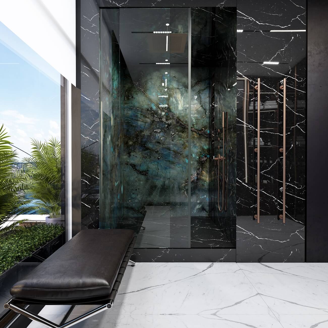 Office interior in Chicago Central House 260м2 | 33BY Architecture ...
