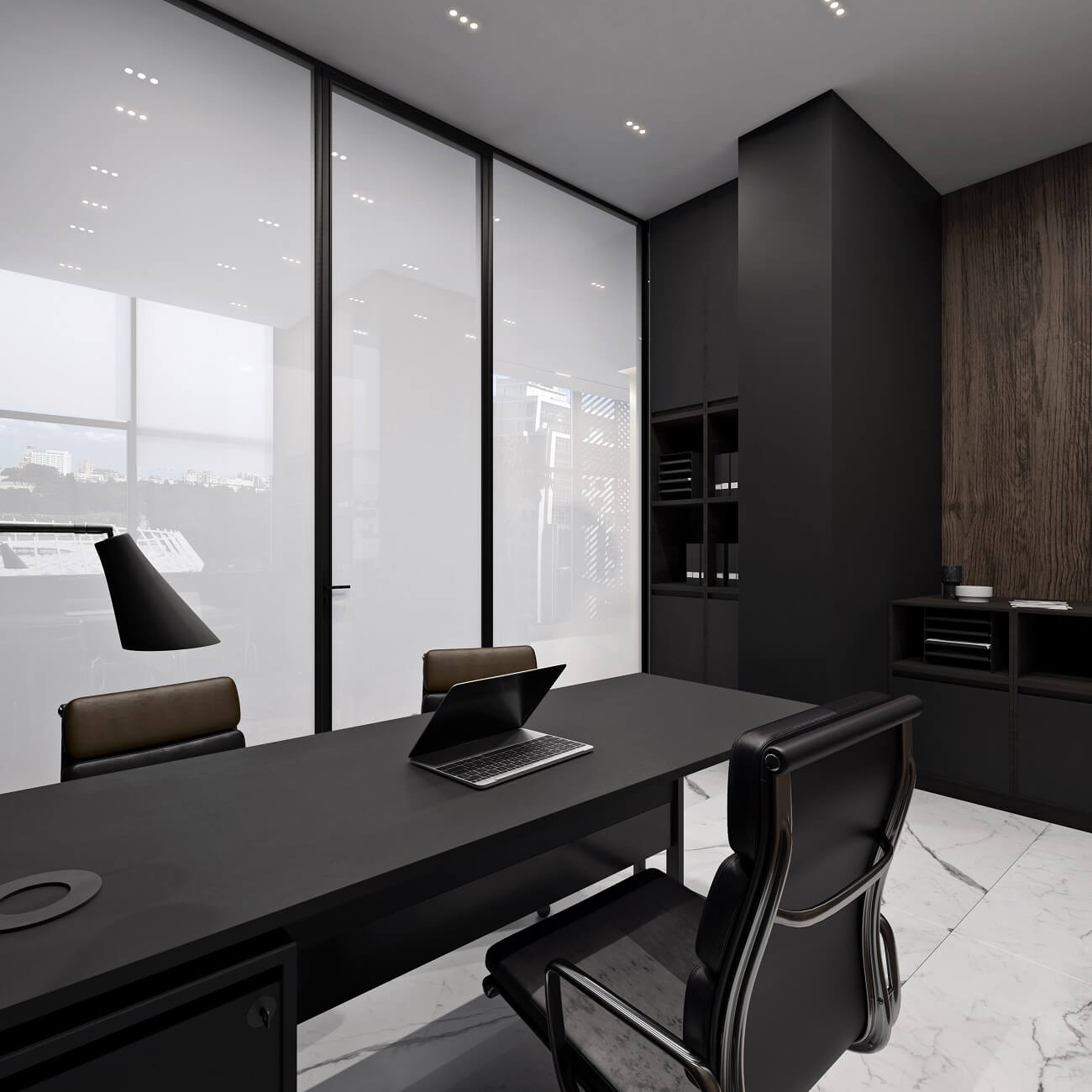 Office interior in Chicago Central House 260м2 | 33BY Architecture ...